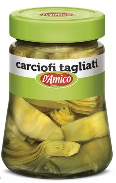 Carciofini Sott'olio a Spicchi vaso da 290gr Carciofi sicilia