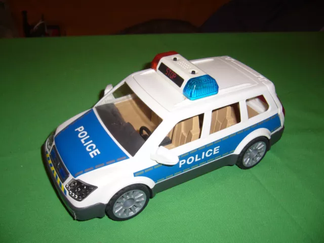Playmobil - 5184 - Jeu de Construction - Voiture de Police avec Lumières  Clignotantes