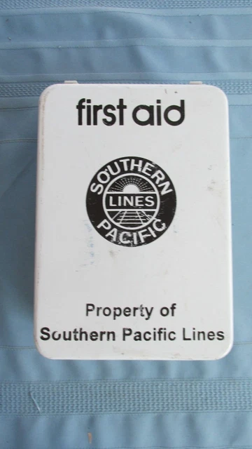 Vintage Unused Southern Pacific Railroad Lines Complete First Aid Kit