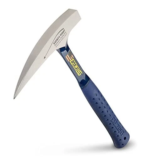 Rock Pick - 22 oz Geological with Pointed Tip & Shock 22 oz (Ounces) Hammer