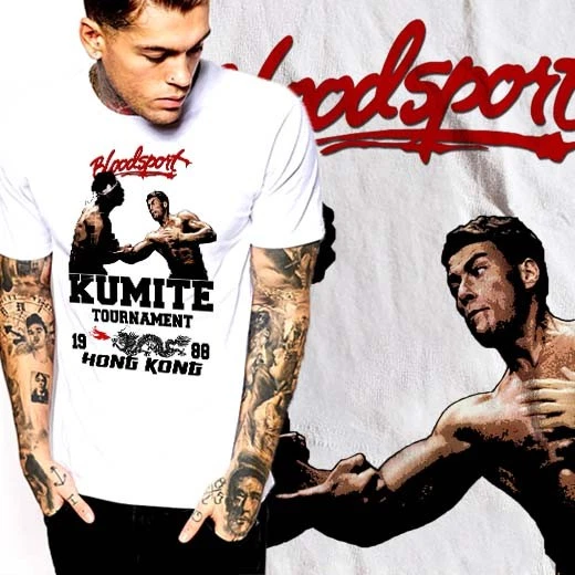 Kung Fu Bloodsport Muay Thai Buddha Kickboxer Akira UFC Jiu Jitsu T-Shirt
