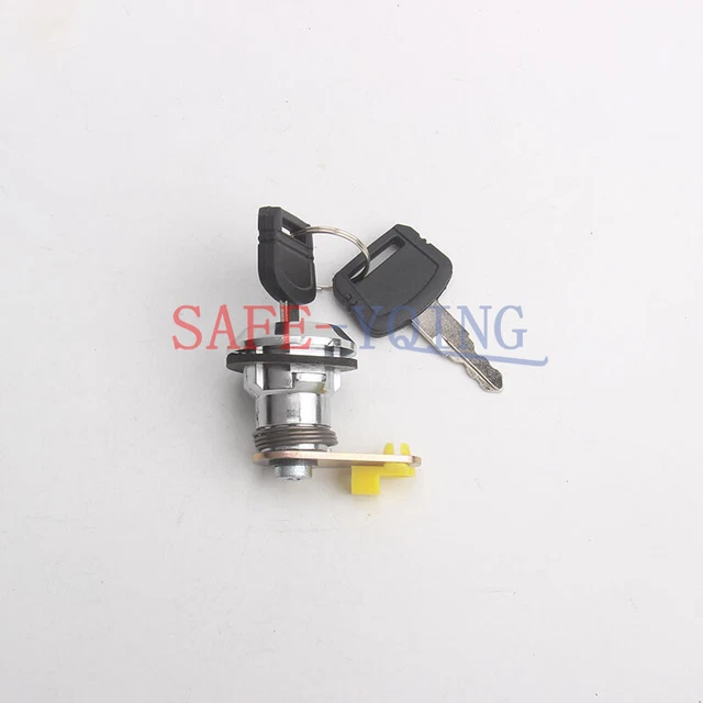 NEW Cab Door Lock Cylinder With Key Fit For Hitachi 120 200-5 EX-5 Excavator