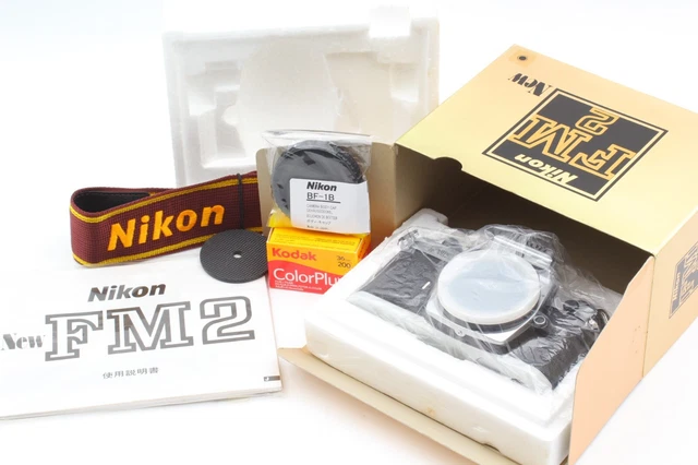 [ A UNUSED In BOX ] Nikon New FM2 FM2N Silver Body 35mm SLR Film Camera from JPN