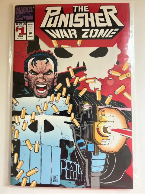 The Punisher War Zone #1 (1992) Die-Cut Cover GEM MINT