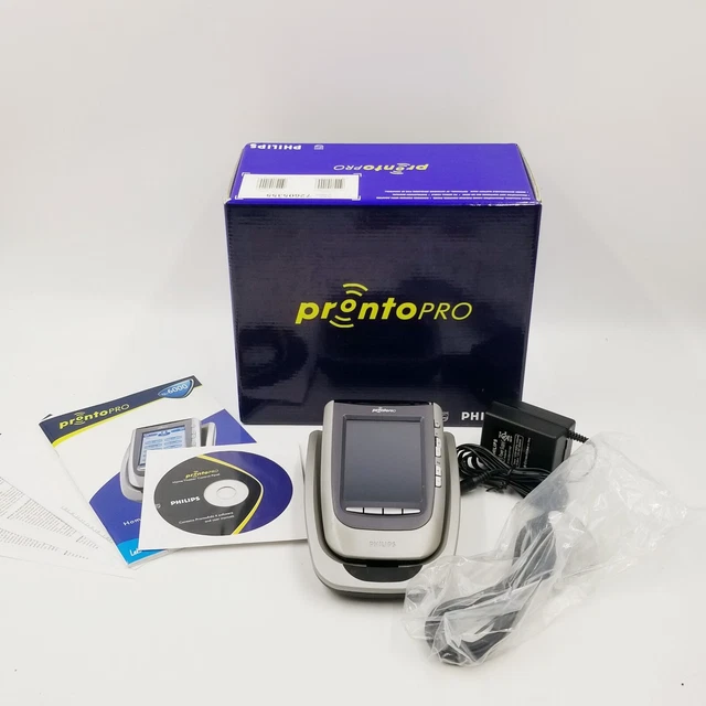 Philips Pronto PRO TSU6000 TESTED Programmable Touch Screen Remote Dock CIB