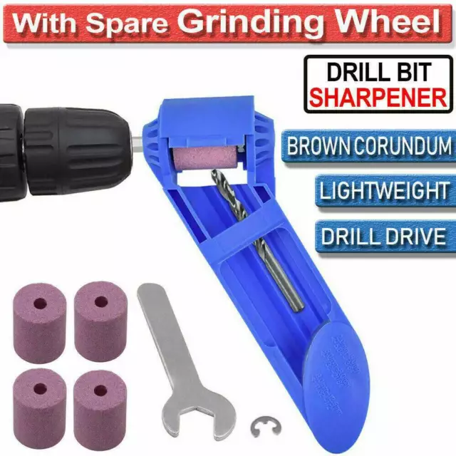 Corundum Grinding Wheel Drill Bit Tool Sharpener Titanium Drill Powered Tool USA