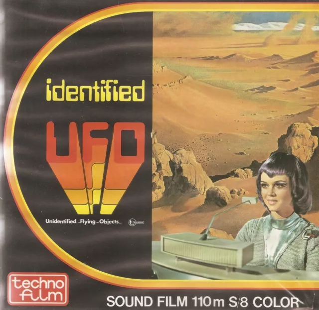 Techno Film - Gerry Anderson UFO Identified - Super 8mm 400ft Faded Colour Sound