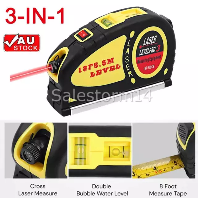 Laser Measure Tape Waterproof Multi-purpose Flat Level Distance Measuring Tool