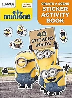 New Despicable Me Minions Mania Movie Sticker Pad - Over 40 Stickers & 7  Scenes
