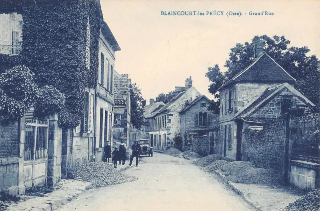 Cpa 60 Blaincourt Les Precy / Grand Rue