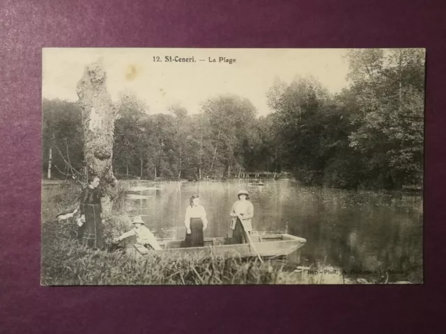 CPA 61 env. d'Alençon - ST CENERI : vue la plage