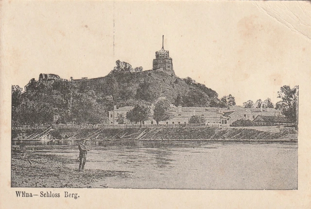 AK-1.WK.-Wilna-Schloss Berg-Feldpostkarte-1916