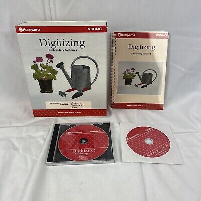 Sistema de bordado digitalizado Husqvarna Viking 5 + disco y libro Win 95/98/NT