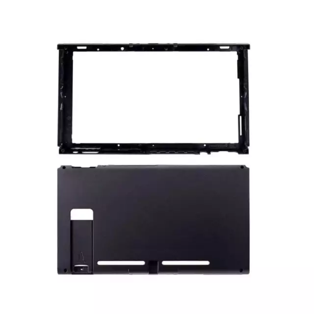 For Nintendo Switch Replacement Housing Shell Case Cover Top & Bottom Black UK