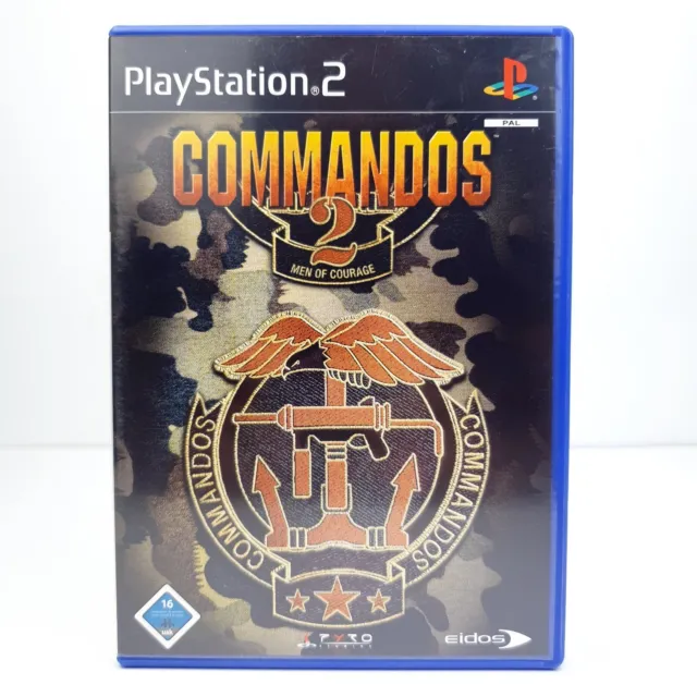 Commandos 2 Men of Courage - PS2 (Sony Playstation 2) IMBALLO ORIGINALE l MOLTO BUONO