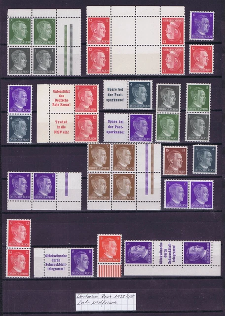 DR 1933/45 Lot, postfrisch