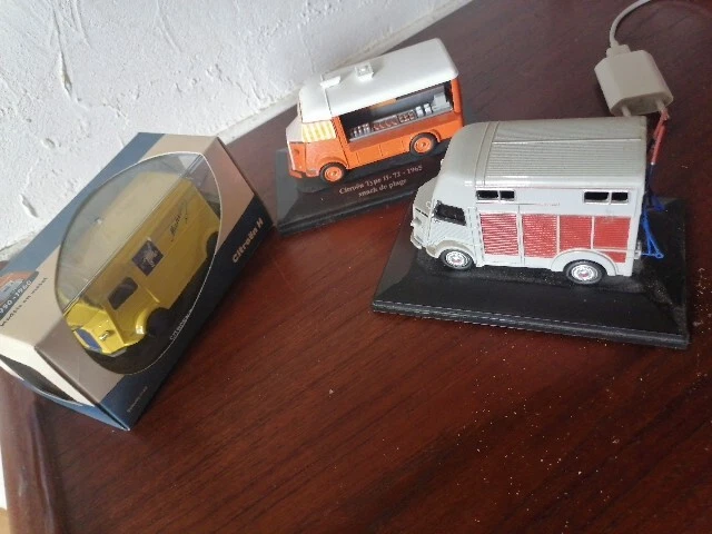 Lot De 3 Citroën HY Norev – Échelle 1/87 – Microminiatures – Jamais Déballés