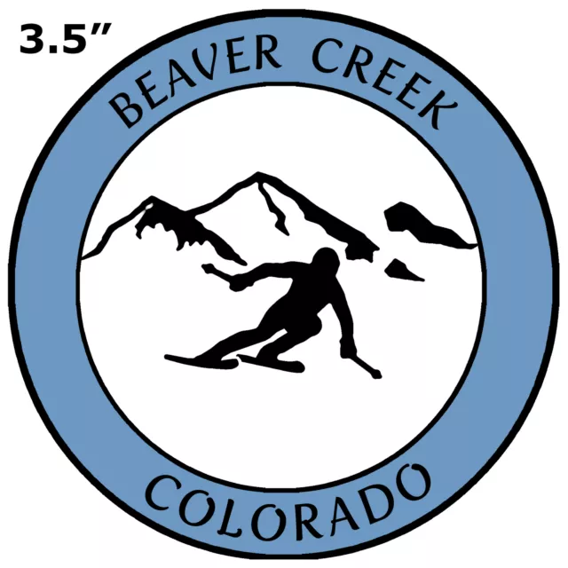 Beaver Creek, Colorado Extreme Skier - Car Truck Window Bumper Sticker Decal