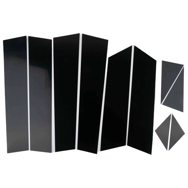 12 Rayons Piliers Noirs Lame Droite – 275mm, Tirette, Tétons, 14mm, Neufs