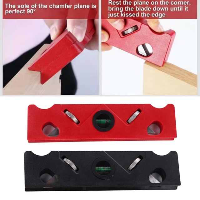 Wood Trimming Chamfer Plane Hand Planer Woodworking Trimming Planing Tools
