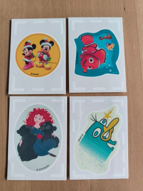 DISNEY REWE ZAUBERHAFTE Weihnachten 4 Tattoosticker Bilder EUR 1,00
