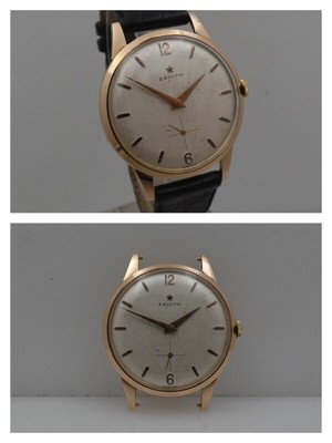 ZENITH STELLINA JUMBO 37mm ORO ROSA 18 KT ANNO 1960 MANUALE OROLOGIO UOMO  EUR 1.290,00 - PicClick FR
