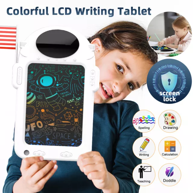 Pizarra Tableta Mágica Para Niña Multicolor Escritura Y Dibujo LCD Regalo Niñas