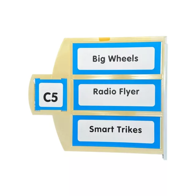 Toys R Us True Aisle Sign C5 Big Wheels, Radio Flyers, Smart Trikes