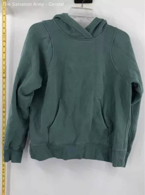 Lululemon Womens Green Knitted Long Sleeve Running Pullover Hoodie Size 8