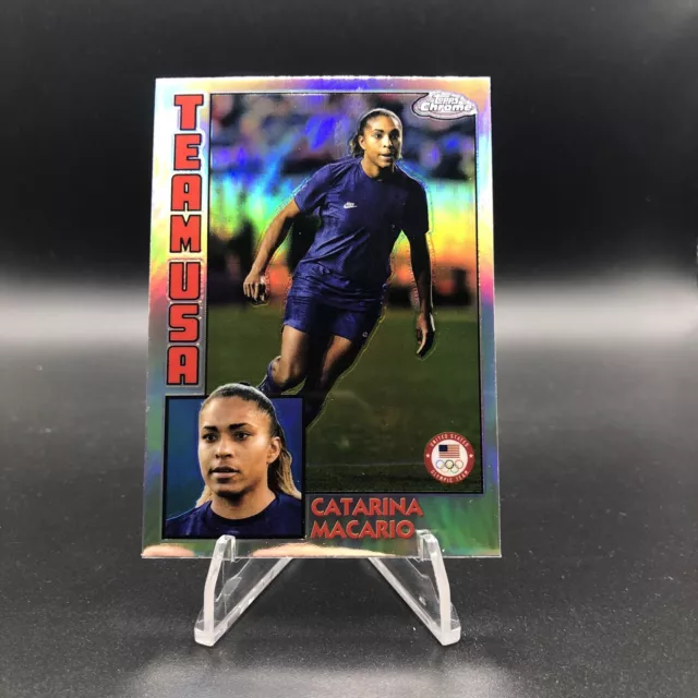 2024 TOPPS CHROME Catarina Macario Team USA Olympics 84T6 1.00