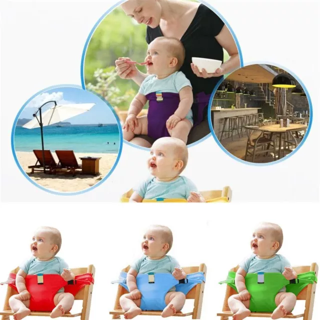 Portable Dining Chair Fixing Strap Baby Feeding Toddler Harness Belt  Toddler