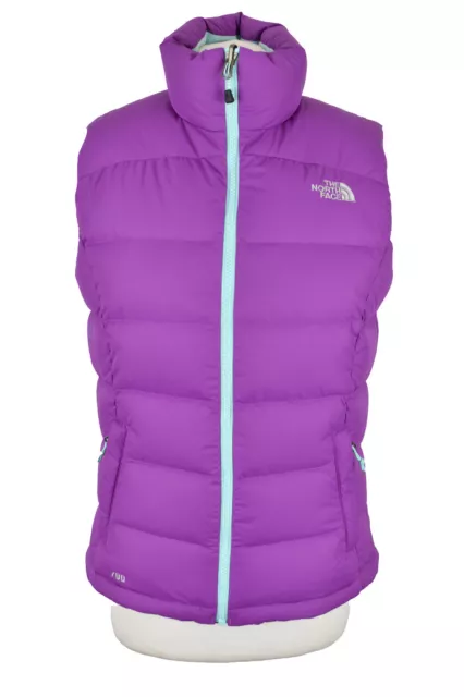 Gilet imbottito THE NORTH FACE 700 viola piumino taglia S donna outdoor