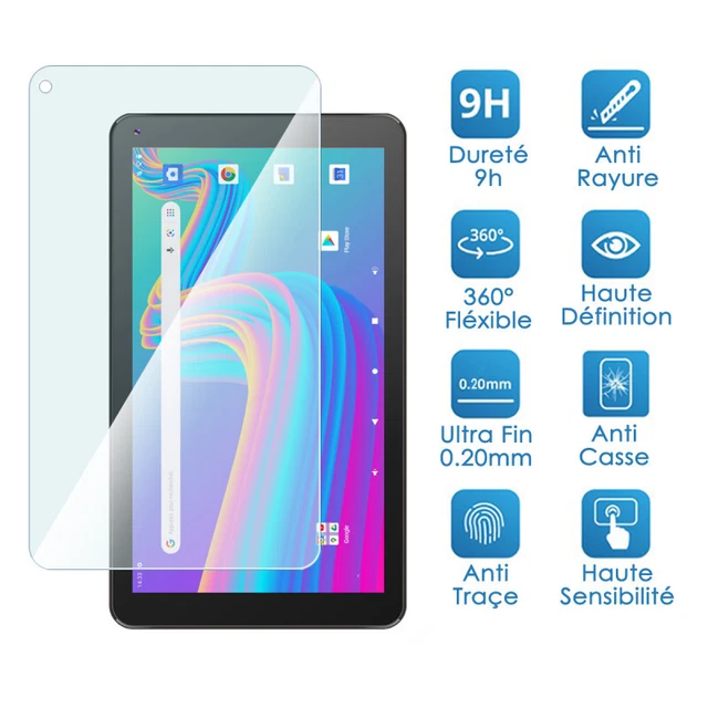 Protection en Verre Fléxible pour Tablette Logicom La Tab 124 HD