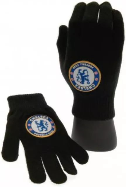 Chelsea FC Knitted Gloves Football Winter Gift