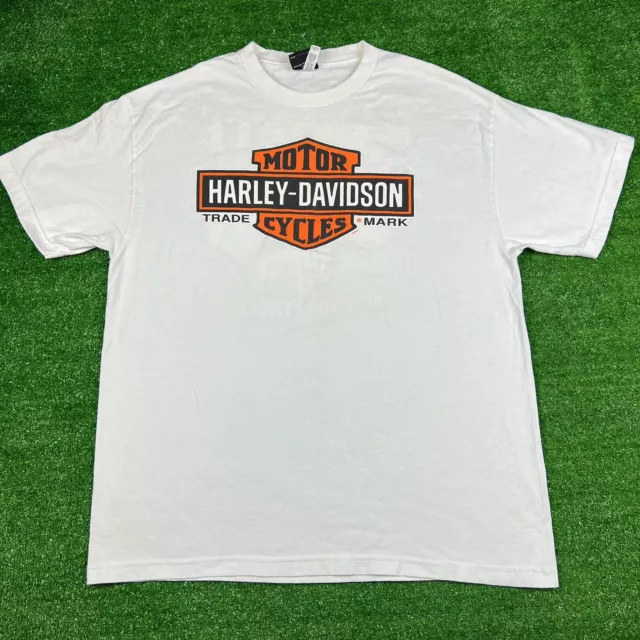 2020 Harley Davidson Barnett El Paso, Texas White T-Shirt Size XL