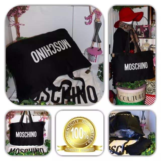 Atypical Moschino Black Xl Duffle/Carry On/Handbag!