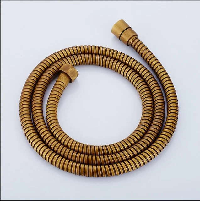 G1/2 Inch Flexible Shower Hose Plumbing Hoses Stainless Steel Chrome Bathrooms