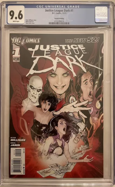Justice League Dark #1 CGC 9.6 2nd Second Print 1st App JLD Scarce Rare HTF