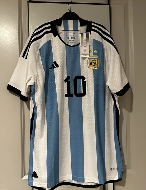 ADIDAS AUTHENTIC ARGENTINA Lionel Messi World Cup 2022 Jersey Qatar