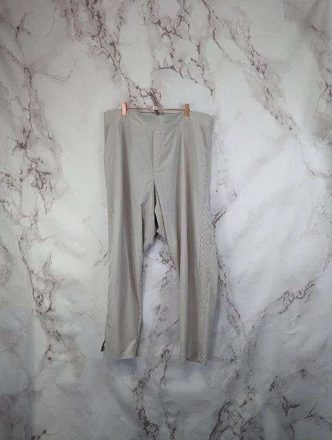 Athleta Brooklyn Ankle Pant 20 2X Ecru Beige Women Commuter Pull On Jogger