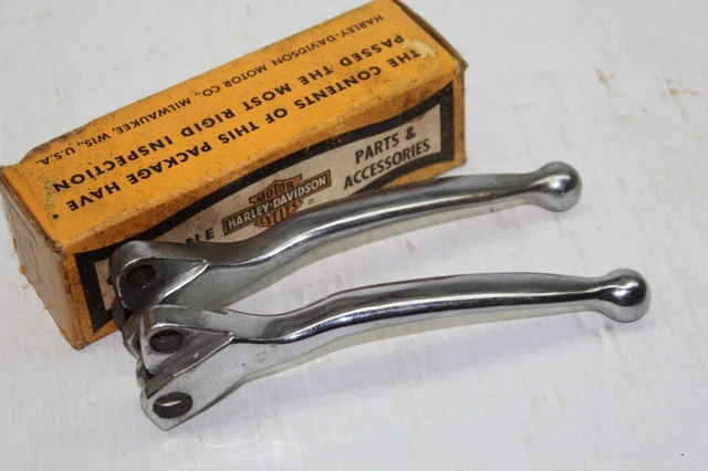 2 Harley Ironhead XL Sportster FX FL Shovelhead Clutch Brake Hand Levers 2 Harley Ironhead XL Sportster FX FL Shovelhead Clutch Brake Hand Levers