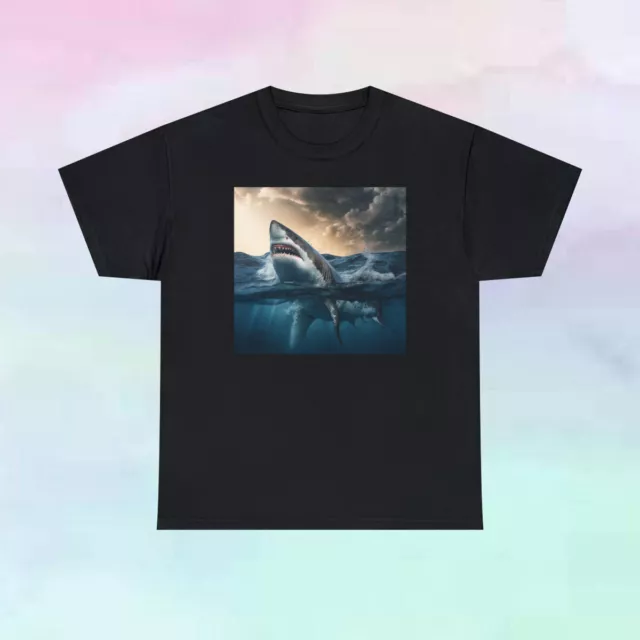 Great White Shark T Shirt Nature Outdoors Marine Animals S-5XL Tee