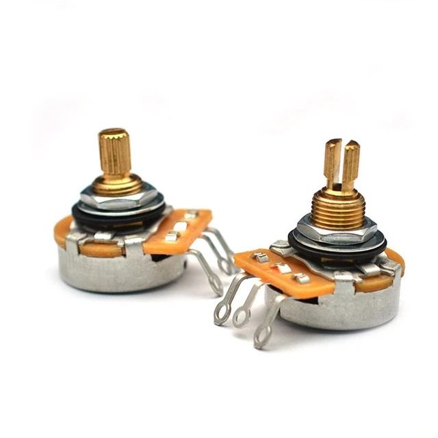 visage 15/19mm Cuivre pur 250/500k Guitare Potentiomètre Guitare électrique 5