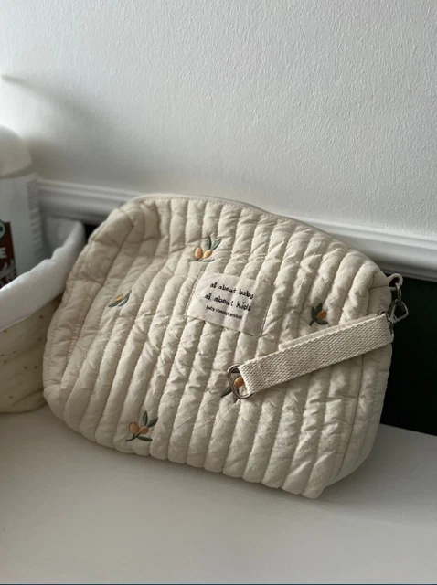 Diaper Bag Baby Cotton Portable Reusable Stroller Nappy Storage Caddy Organizer 9