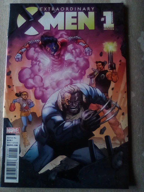 EXTRAORDINARY X-Men ANNUAL #1 - MARVEL COMICS - 2016 - VARIANT COVER - MINT