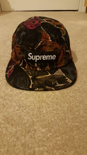 Supreme painted floral camp cap outlet