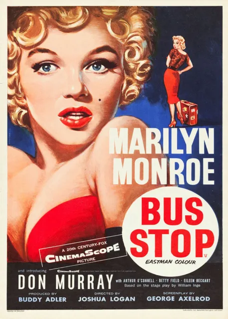 Marilyn Monroe Bus Stop  Film Poster Classic Iconic Movie Print Posters &Canvas 2