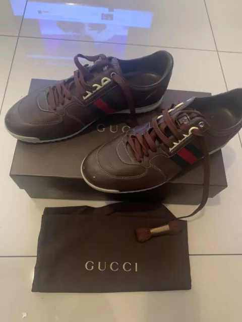 Used gucci deals trainers