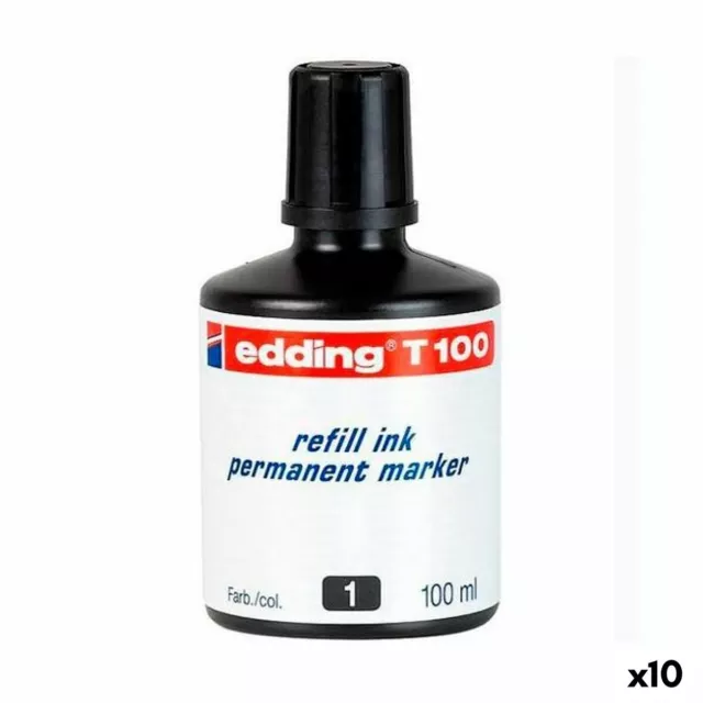 Nachfüllungstinte Edding T100 Permanent 100 ml [10 Stück]