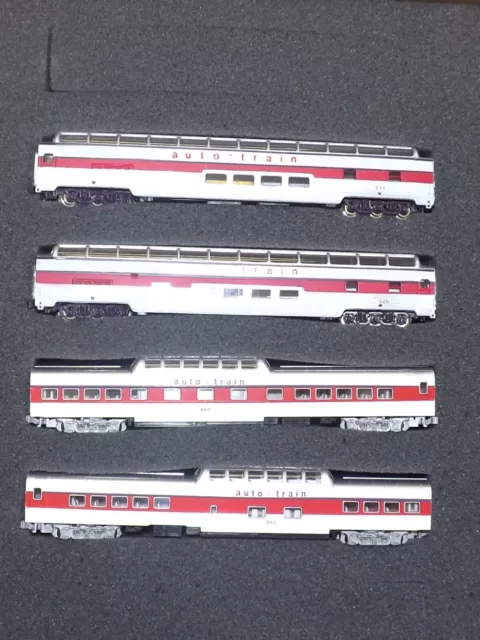 AUTO-TRAIN SET #3  N SCALE custom Painted